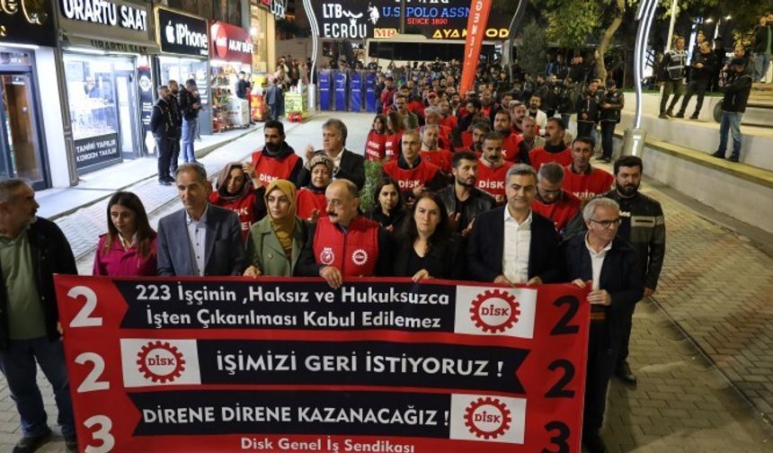 Van'da kayyımın işten çıkardığı 223 işçi 75 gündür direniyor