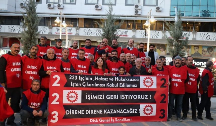 Van'da 223 işçinin direnişi sürüyor