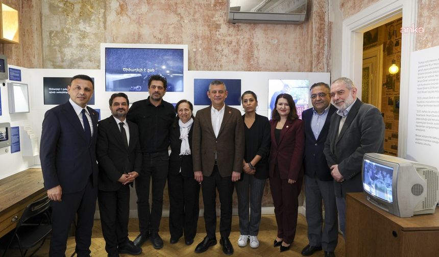 Özgür Özel'den Hrant Dink'in ailesine ziyaret