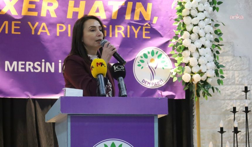 DEM Parti Eş Genel Başkanı Hatimoğulları: Silahsızlanmanın hızlanmasını sağlayacak olan özel bir yasanın çıkarılmasını bekliyoruz