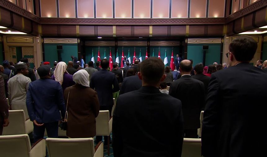 Erdoğan: Nijerya ile ticaret hedefimiz 5 milyar dolar, enerjide iş birliğini güçlendireceğiz