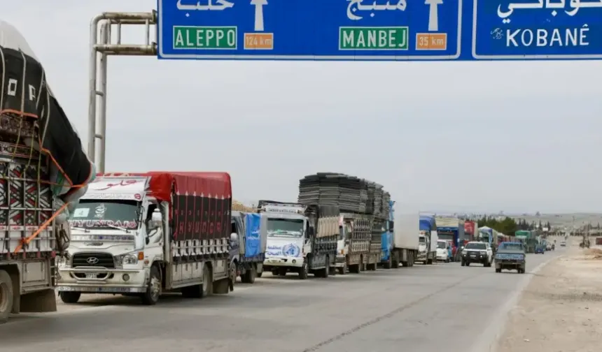 BM Kobani’ye 27 TIR’dan oluşan yeni yardım konvoyu gönderdi