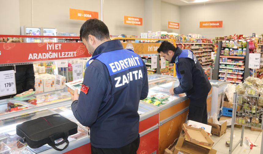 Edremit Belediyesi Ramazan öncesi gıda ve fiyat denetimlerini artırdı