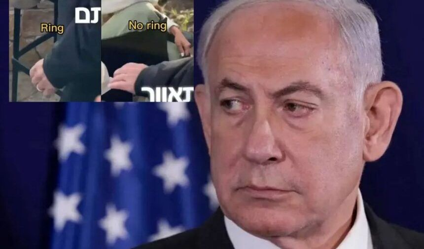 Netanyahu ‘yaşıyorum’ dedi, yüzüğü aniden kayboldu
