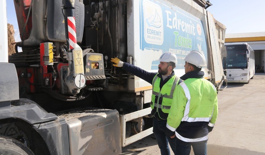 Edremit Belediyesi’nde iş güvenliği için teknik denetimler artırıldı