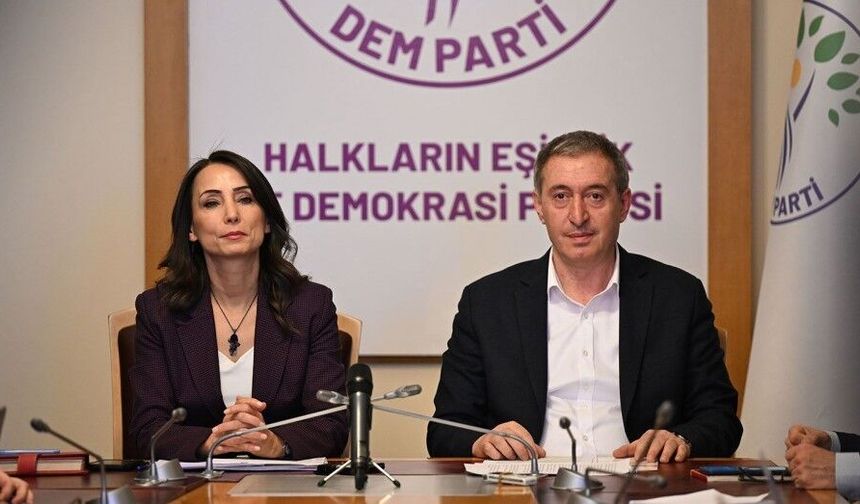 DEM Parti eş genel başkanlarından CHP'ye 'müzakere' çağrısı