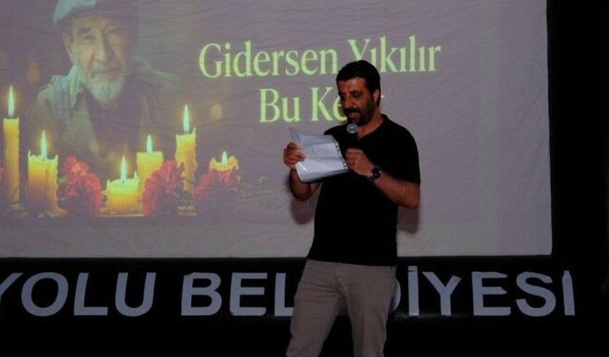 Ahmet Telli Van'da şiirleriyle anıldı
