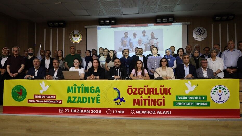 Van’da Özgürlük Mitingi'ne çağrı