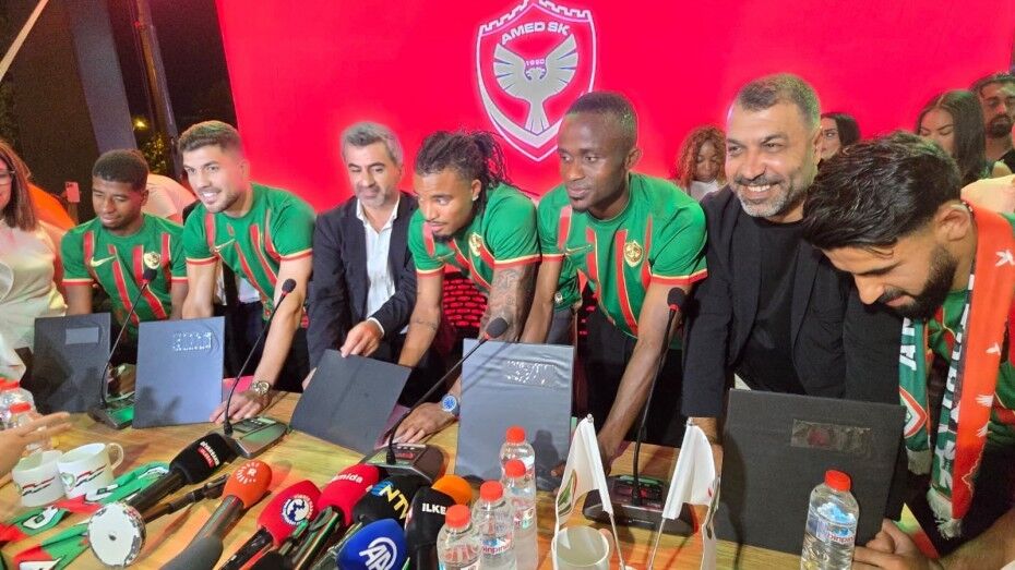 Amedspor 5 futbolcuyla sözleşme imzaladı